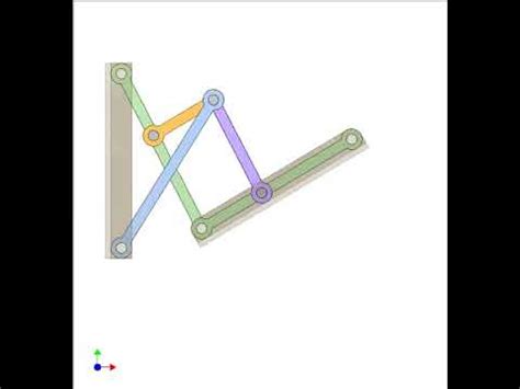 Six Bar Linkage For Stretch And Turn Youtube