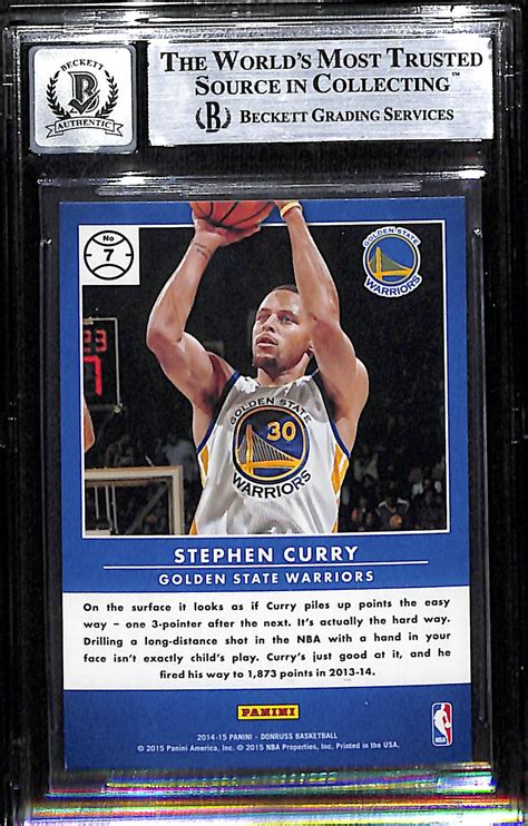 Lot Detail 2014 15 Panini Donruss Basketball Production Line Stephen