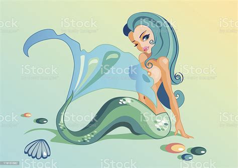 人魚 イラストレーションのベクターアート素材や画像を多数ご用意 イラストレーション カラー画像 タトゥー Istock