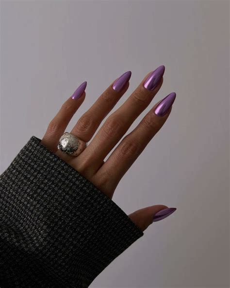 Purple Chrome Nails: 35+ Designs That Will Turn Heads - Nail Designs Daily