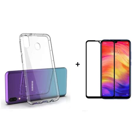 Capa Case Anti Impacto Galaxy M20 Pel De Vidro 5d 9h No Shoptime