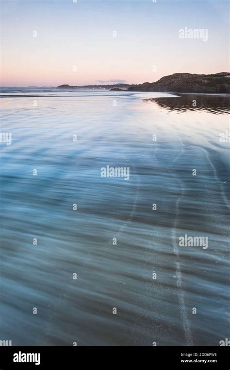 Black Rock Sands Beach at sunrise, near Porthmadog, North Wales Stock ...