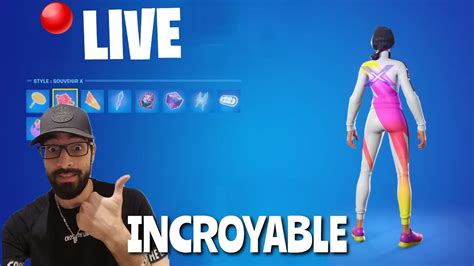 Les Nouveaux Skins Sont Incroyables Fortnite Live Youtube