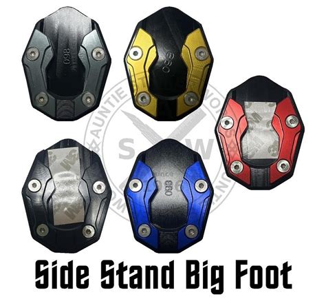 Aerox Nmax V1 V2 Side Stand Big Foot Motorcycles Motorcycle