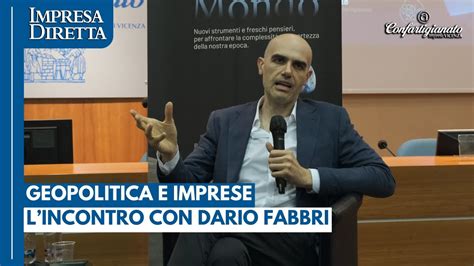 Scenari Geopolitici Di Guerra Lincontro Con Dario Fabbri YouTube