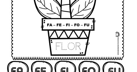 Florzinha das sílabas da letra F Mais uma atividade interativa da