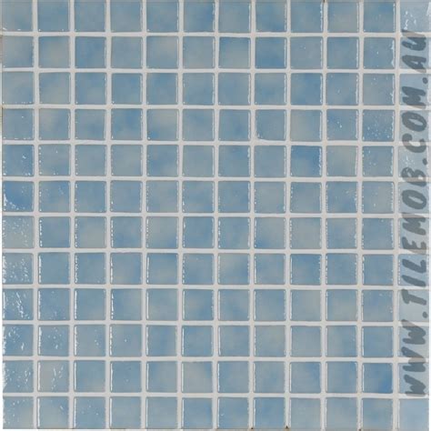 Pale Blue Glow Fosfo Glass Mosaic