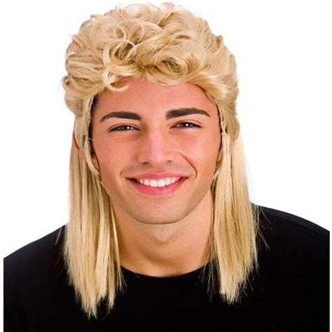 Joke Shop Mullet Wig Blonde