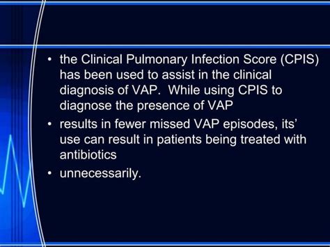 Diagnosis Of Ventilator Associated Pneumonia Ppt