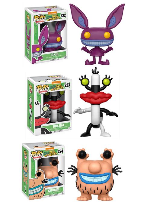 Pop D Animation Funko Aaahh Ensemble De Collectionneurs De Vrais