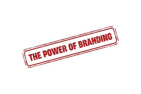 Premium Vector The Power Of Branding Square Grunge Stamp