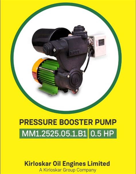 Koel Kirloskar Hp Automatic Pressure Pump With Ltr Tank For