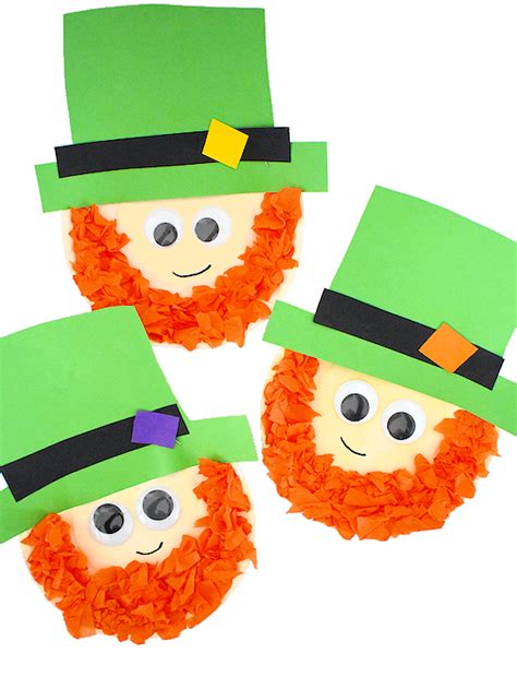 Paper Plate Leprechaun Craft - Our Kid Things