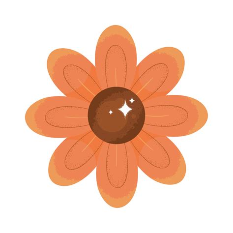 orange flower garden 16926793 Vector Art at Vecteezy