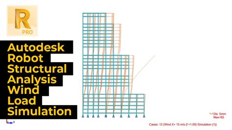 Robot Structural Analysis Wind Load Simulation Youtube