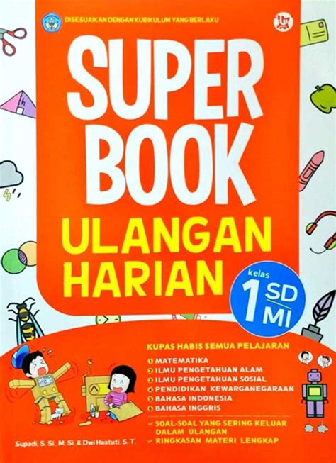 Promo Buku Super Book Ulangan Harian Kelas 1 SD MI Ori Diskon 27 Di