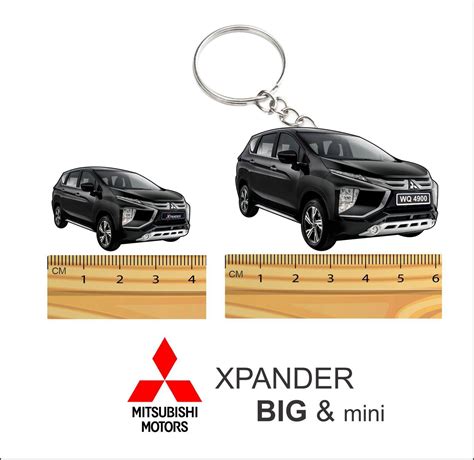 Mitsubishi Xpander Black Keychain 2D Lazada