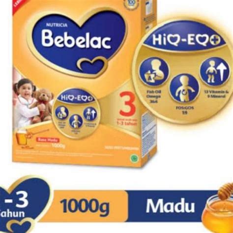 Jual Bebelac 3 Vanila Dan Madu 1000 Gr Shopee Indonesia