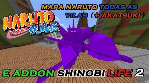 Novo Mapa De Naruto Todas As Vilas Addon Shinobi Life