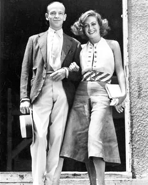 Fred Astaire And Joan Crawford On The Set Of Dancing Lady 1933 Fred