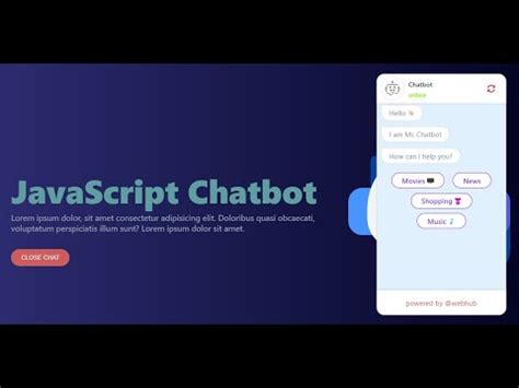 How To Make ChatBot Using JavaScript YouTube