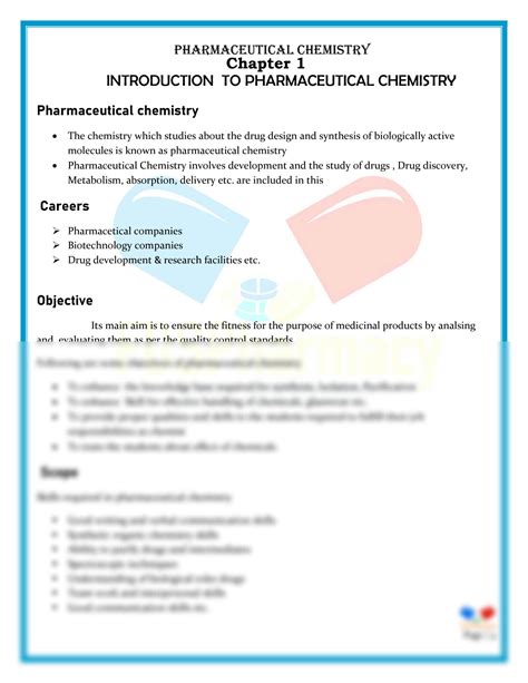 SOLUTION Pharmaceutical Chemistry Chapter 1 Introduction To