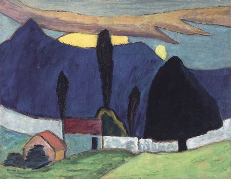 Gabriele Muenter Landschaft Mit Weisser Mauer 1910 900 Kultur24 Berlin