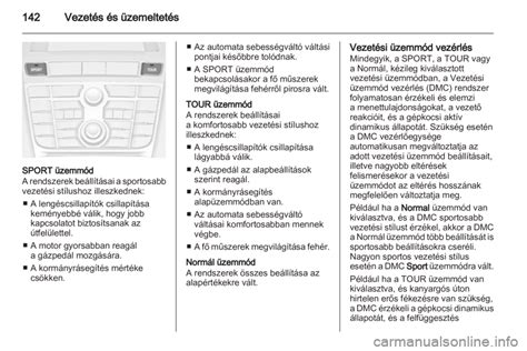 Opel Astra J 20105 Kezelési útmutató In Hungarian 218 Pages Page