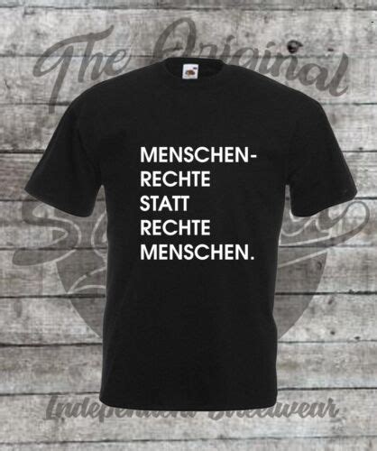 T Shirt Gr E S Xl Menschenrechte Statt Rechte Menschen Gegen Nazis