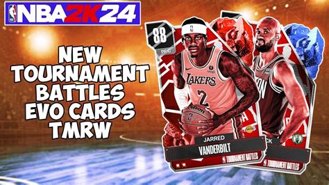 New Tournament Battles Evo Cards Coming Monday In Nba K Myteam