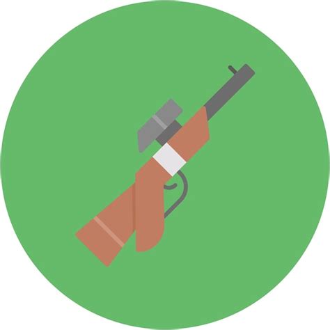 Premium Vector Sniper Rifle Vector Illustration Style