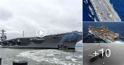 Americas Most Advanced Aircraft Carrier Sets Sail Breaking International