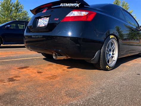 Honda Civic Si With X Enkei Rpf And Nitto X On Coilovers