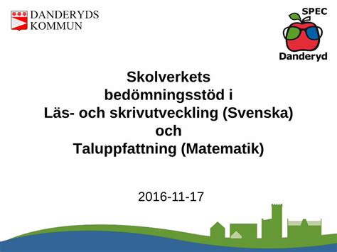 PDF Skolverkets bedömningsstöd i Läs och skrivutveckling