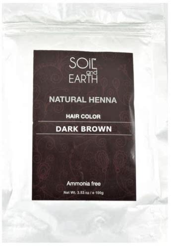 Naturalna Henna Indyjska CIEMNY BRĄZ Soil Earth 100g Ukraina Shop