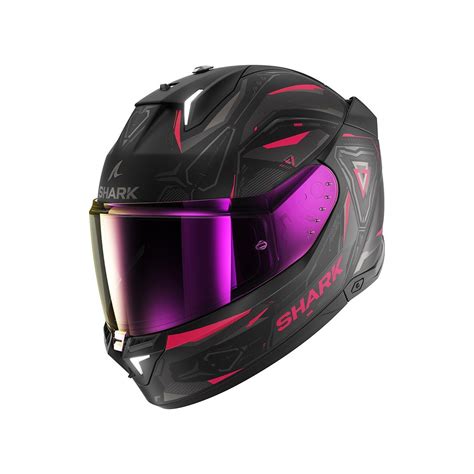 Shark Skwal I3 Linik Helmet Matte Black Purple