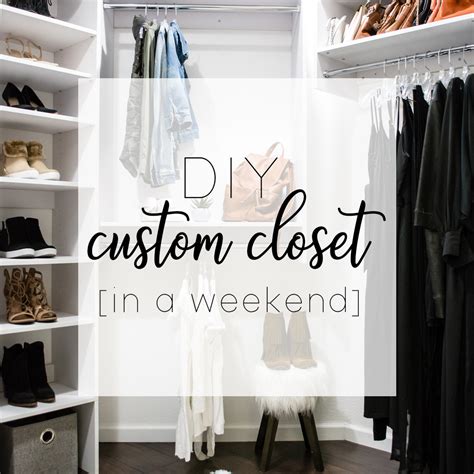 DIY Custom Closet with Modular Closets