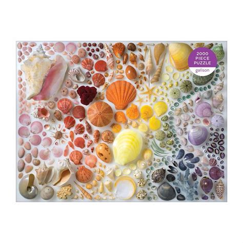 Puzzle Les Coquillages Arc En Ciel Pieces Puzzlemania Fr