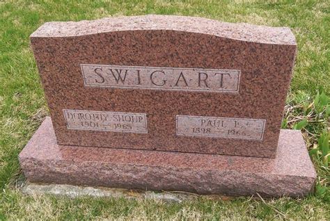 Dorothy Shoup Swigart Find A Grave Research Projects Dorothy