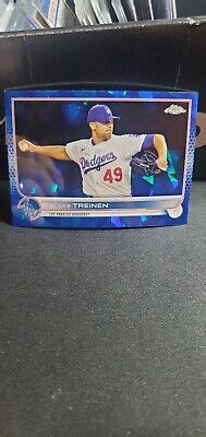 2022 Topps Chrome Update Sapphire Blake Treinen US164 Los Angeles