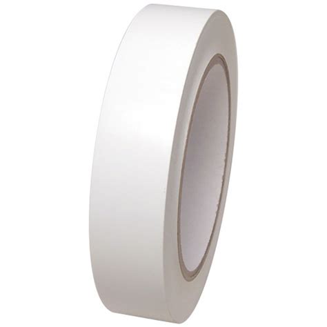 White Vinyl Tape 1 X 36 Yard Roll Colored SPVC With Write On