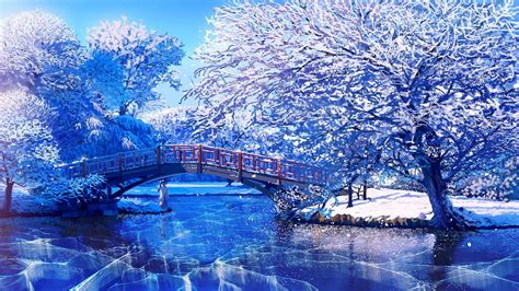 Winter Wonderland Anime Hd Wallpaper By Smile