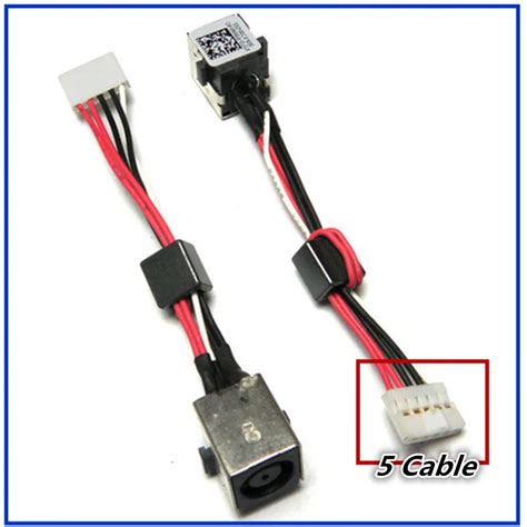 New Laptop Dc Power Jack Cable Charging Socket Plug Port Wire Cord For