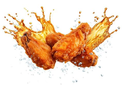 Premium Ai Image Fried Chicken Wings Isolated On Background