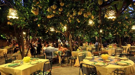 Dining Under The Lemon Trees In Capri Island