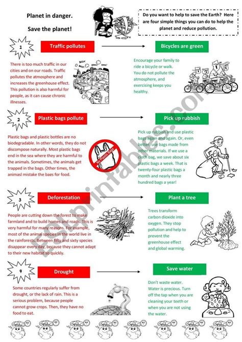 Planet In Danger Save The Planet Esl Worksheet By Bosc Save The Planet Planets