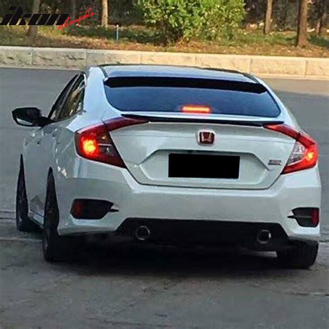 16 17 Civic 10th Gen Sedan IKON Type 2 Style Trunk Spoiler ABS