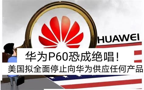 华为p60恐成绝唱？美国拟全面停止向华为供应任何产品！ 哔哩哔哩