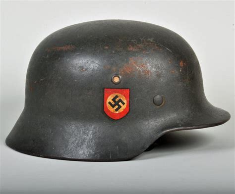 Regimentals German Wwii Police M Double Decal Combat Helmet