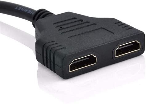 Cable Adaptador Divisor Hdmi Macho P A Doble Hdmi Hembra De A